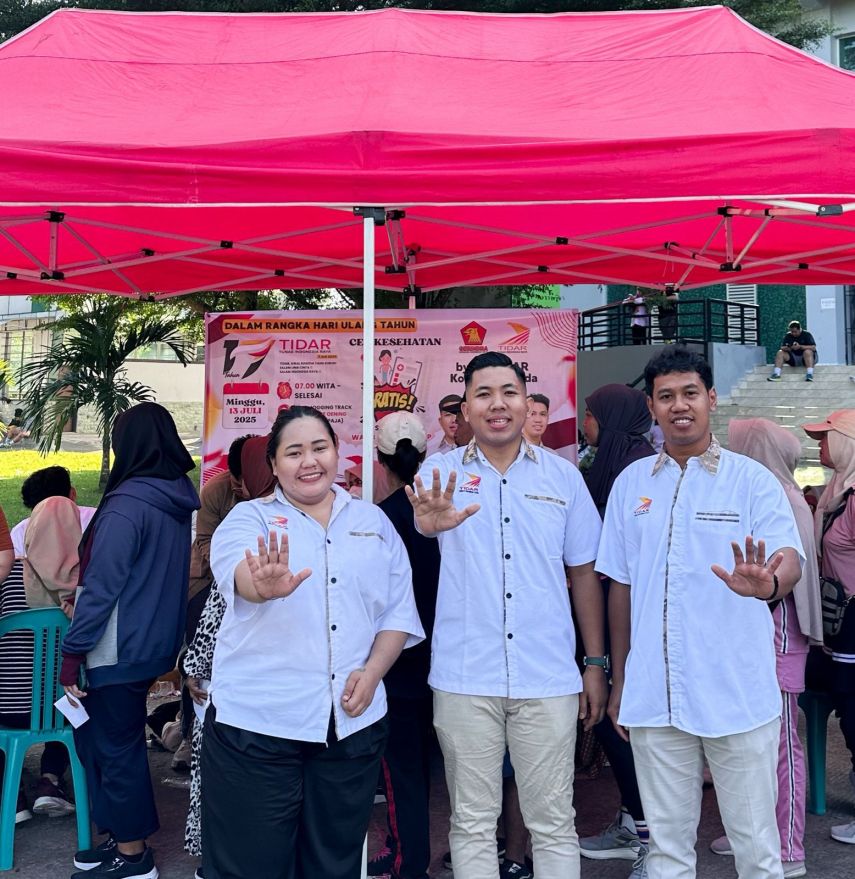Peduli Kesehatan Warga, TIDAR Samarinda Gelar Cek Kesehatan Gratis Sambut HUT ke-17