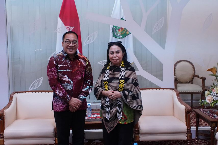 Kaltim Sukses Sambut Kedatangan Ketua TP PKK Papua Selatan untuk HKG PKK 2025