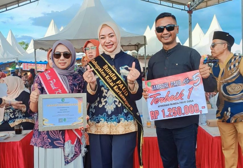 Maluhu Sabet Juara 1 Bunda PAUD se-Kukar, Unggul Berkat Program Transisi PAUD ke SD dan Inovasi Lingkungan