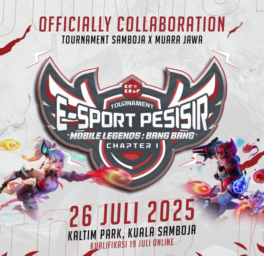 Turnamen Esport Pesisir Buka 64 Slot Tim se-Kukar, Tiga Kekraf Kecamatan Bersatu di Arena Mobile Legends