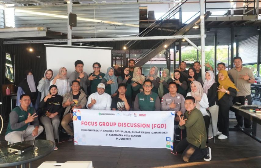 Dispar Kukar Gencarkan FGD Ekonomi Kreatif di Kecamatan, Dorong Kolaborasi dan Pemahaman Pelaku Lokal