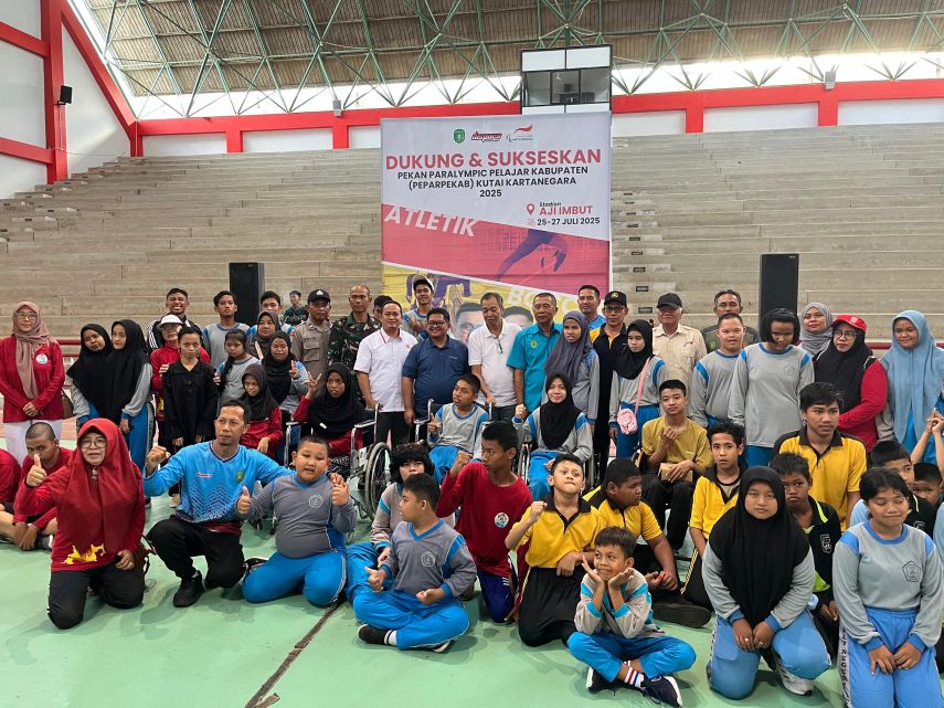 Peparpekab Kukar 2025 Resmi Dibuka, 50 Atlet Paralimpiade Siap Bertanding