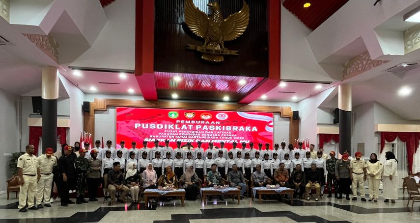 Pusdiklat Paskibraka Kukar 2025 Resmi Dibuka, 42 Peserta Ikuti Pembentukan Karakter Pelajar