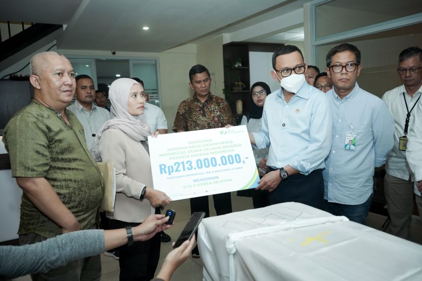 PMI Asal Cilacap Meninggal di Korsel, Pemerintah Pulangkan Jenazah dan Serahkan Santunan Rp213 Juta