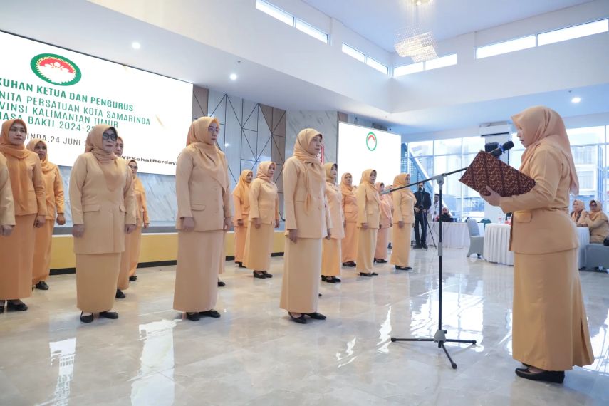 Pengurus DWP Samarinda 2024–2029 Resmi Dikukuhkan, Siap Berkontribusi untuk Pembangunan Daerah