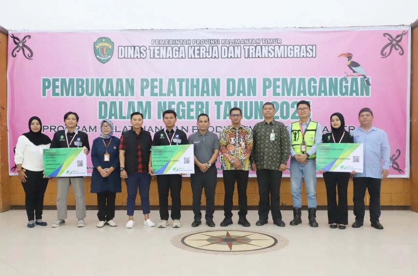 Disnakertrans Kaltim Latih 352 Pencari Kerja Lewat Program Pelatihan dan Pemagangan 2025