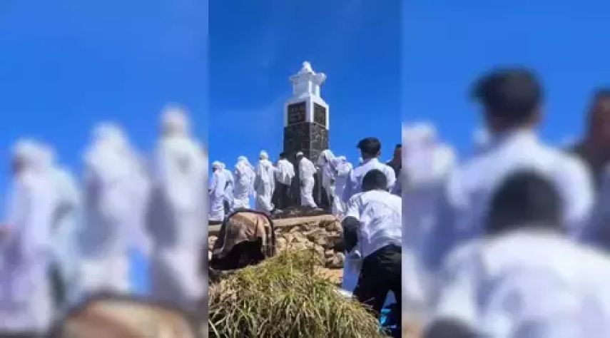 Tradisi Doa Bersama di Puncak Gunung Lawu Viral, Ini Penjelasan Lengkapnya