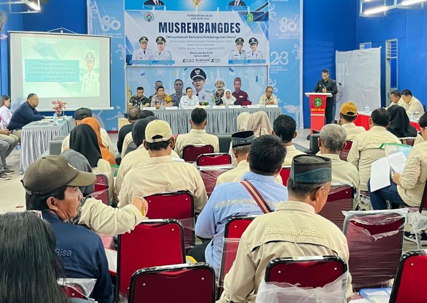 Musrenbang Desa Loa Duri Ulu, Warga Usulkan Perbaikan Jalan, Pelatihan Pemuda, dan Akses Pupuk
