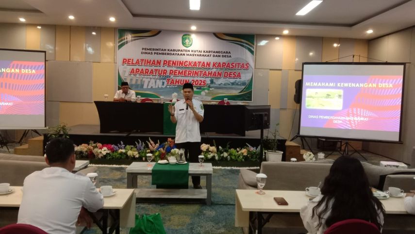 Puluhan Aparatur Desa Baru di Kukar Ikuti Pelatihan Peningkatan Kapasitas selama 2 Hari