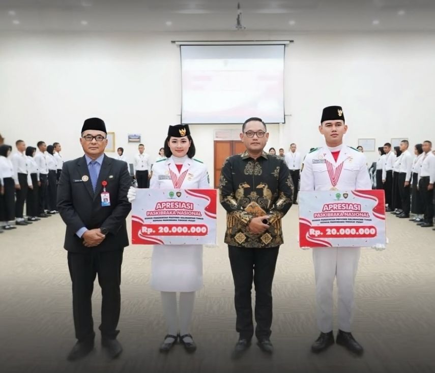 Dua Pelajar Kaltim Bertugas di Upacara HUT ke-79 RI di IKN, Dapat Apresiasi Rp20 Juta