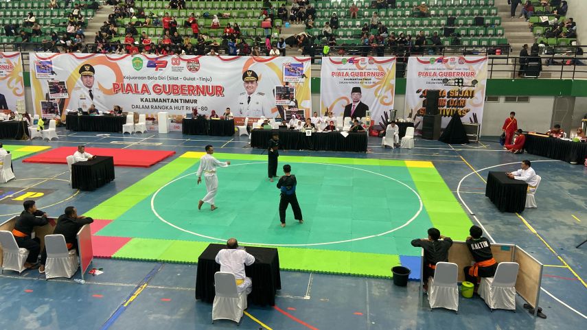 Piala Gubernur Kaltim 2025: Ratusan Pesilat Ramaikan Arena, Jadi Ajang Pemanasan Menuju PON Bela Diri 