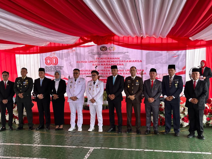 Lebih dari Seribu Warga Binaan Lapas Tenggarong Dapat Remisi, 12 Orang Langsung Bebas