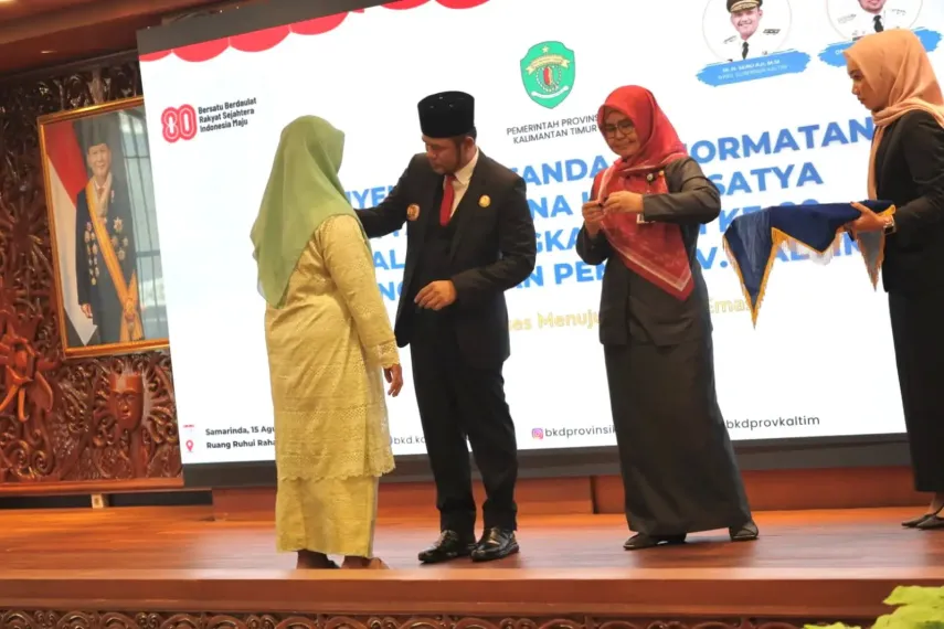 Penghargaan Satyalancana Karya Satya Jadi Bukti Loyalitas ASN Kaltim di HUT RI ke-80