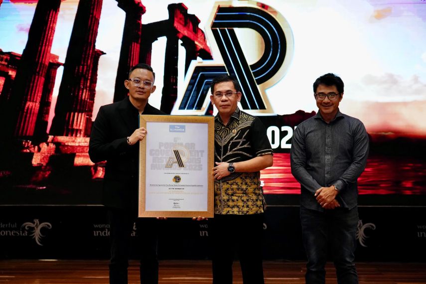Kementerian ATR/BPN Raih Penghargaan Lembaga Pemerintah Terpopuler 2025 dari The Iconomics