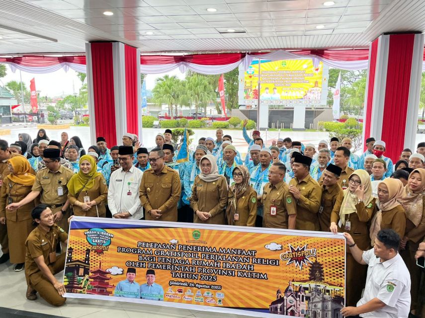 Pemprov Kaltim Mulai Program Religi Gratis, 211 Marbot Berangkat Umrah Perdana