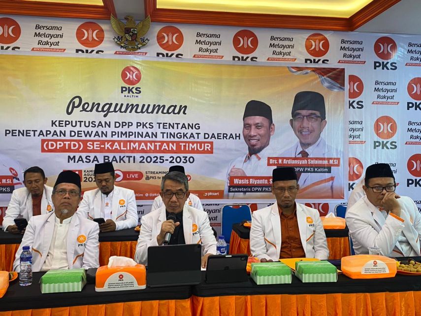 Penguatan Struktur Partai, PKS Tetapkan Kepengurusan Baru se-Kaltim