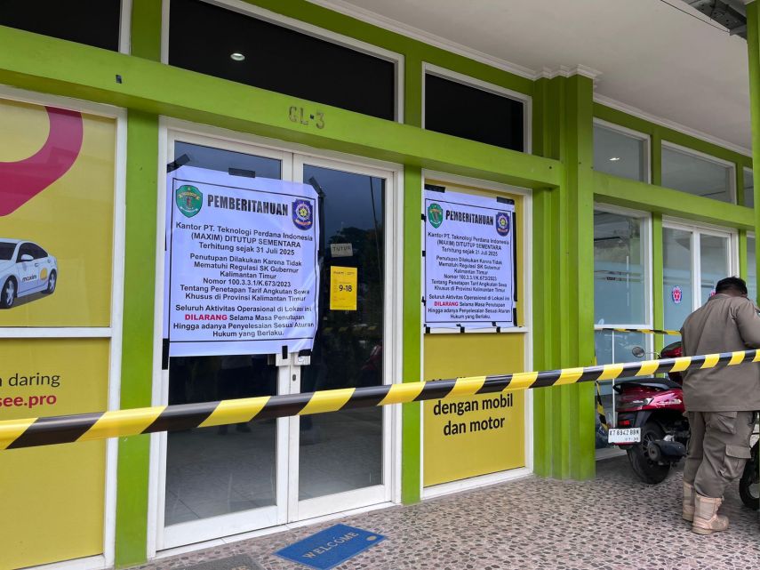 Maxim Buka Suara Soal Penyegelan Kantor di Samarinda: “Tarif Sudah Diterapkan, Tapi Pendapatan Mitra Turun”