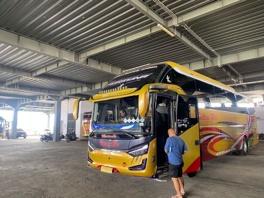 Imbas Royalti, Armada Bus Rute Samarinda-Banjarmasin Sepi Tanpa Musik