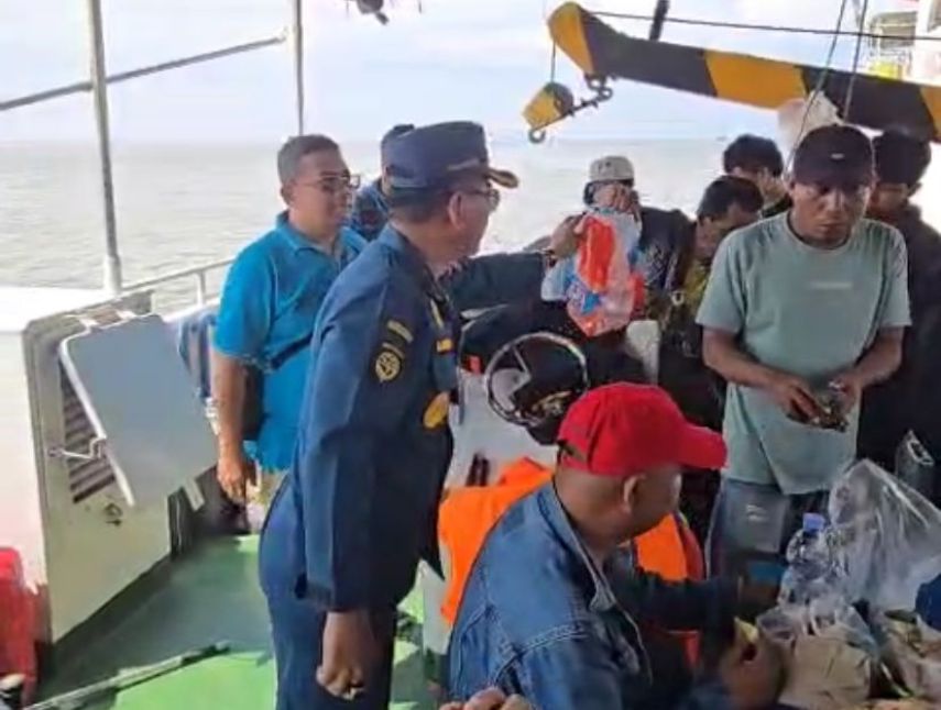 Diduga akibat Mesin Mati, Kapal Sabuk Nusantara 89 Tarbrakan dengan Tongkang Batu Bara di Muara Sungai Mahakam