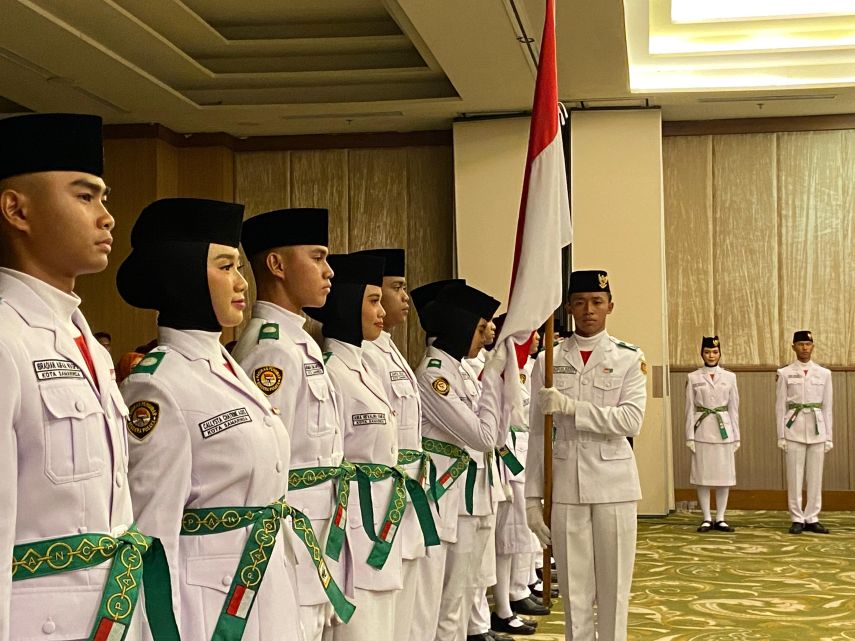 42 Anggota Paskibraka Samarinda Resmi Dikukuhkan untuk HUT Ke-80 RI