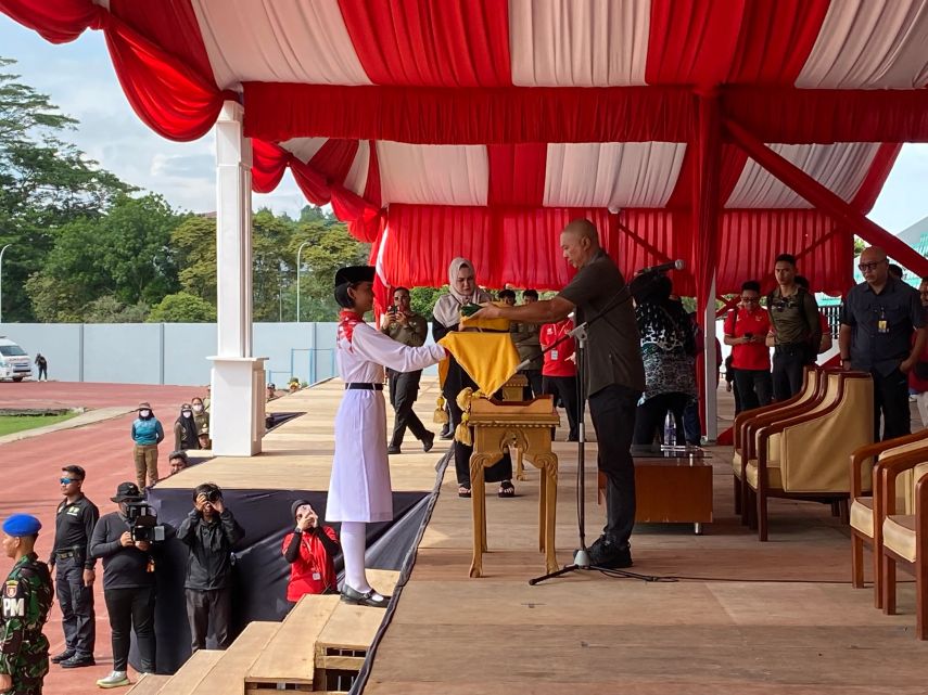 Pemprov Kaltim Gelar Gladi Bersih Jelang Upacara 17 Agustus ke-80 RI di Stadion Kadrie Oening