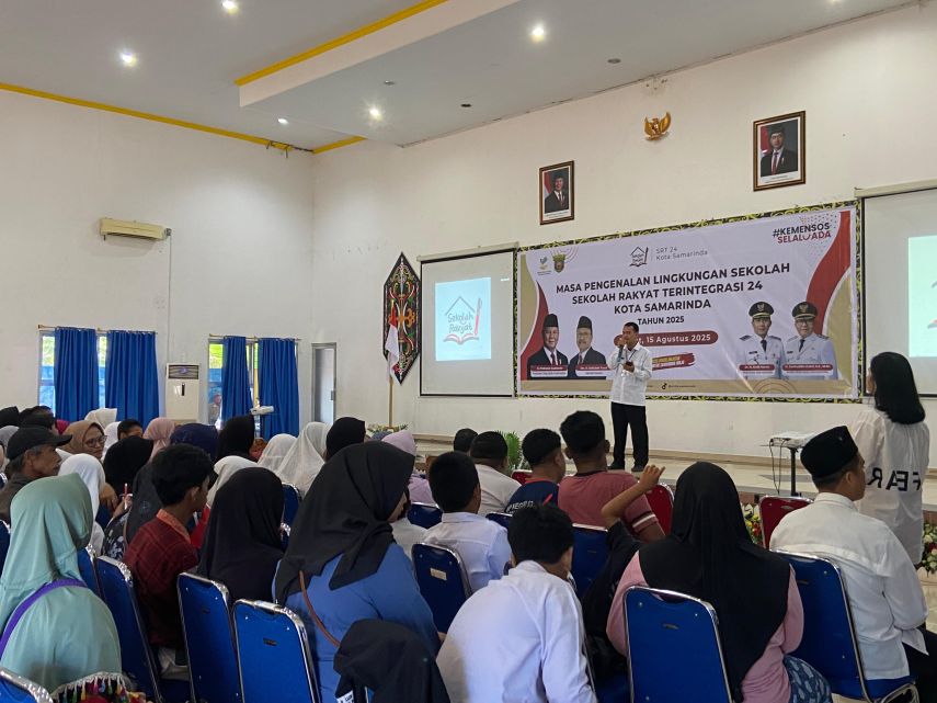 Wali Kota Andi Harun Resmi Buka MPLS Sekolah Rakyat Terintegrasi 24 Samarinda, Tegaskan Komitmen Pendidikan Berkualitas