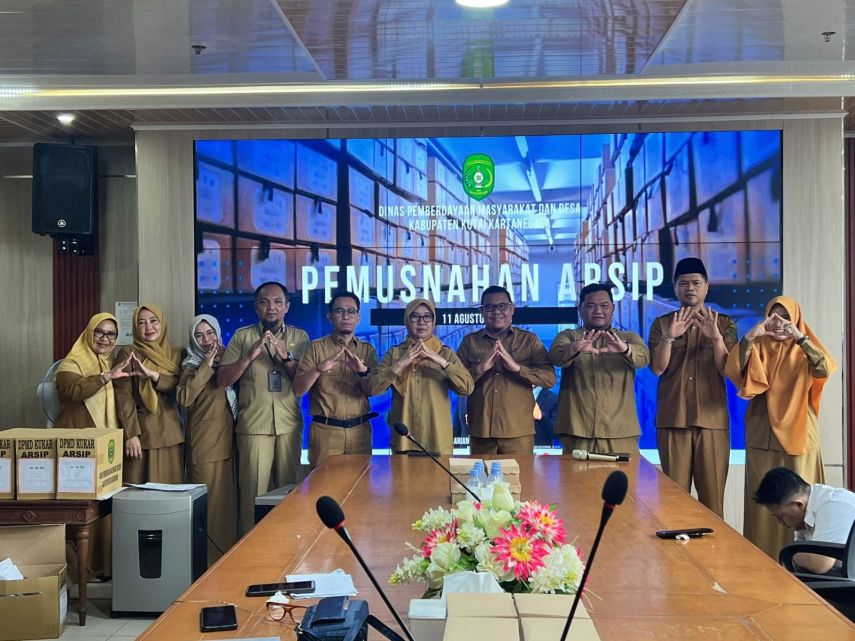 152 Arsip DPMD Kukar Dimusnahkan, Terdiri dari Dokumen 2010–2016