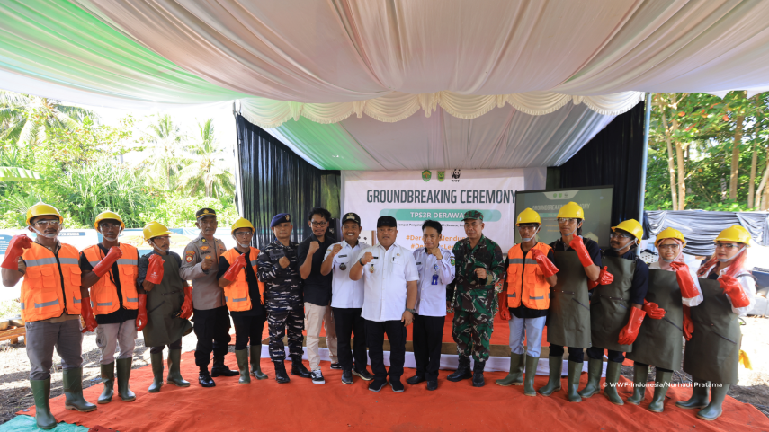 Derawan Bangun TPS3R RUPIAH untuk Kelola Sampah dan Jaga Wisata Ramah Lingkungan