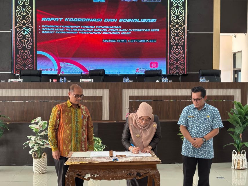 Indeks Potensi Korupsi di Berau Masih Rawan, Bupati Tegaskan Integritas OPD