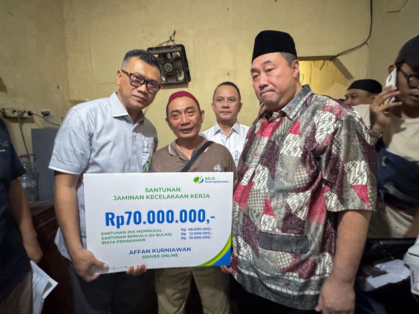 Driver Ojol Affan Kurniawan Wafat Saat Bekerja, BPJS Ketenagakerjaan Beri Santunan Rp70 Juta