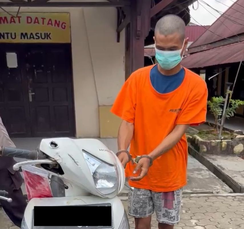 Kembali Berulah, Residivis Pencurian Motor di Samarinda Terancam 5 Tahun Penjara
