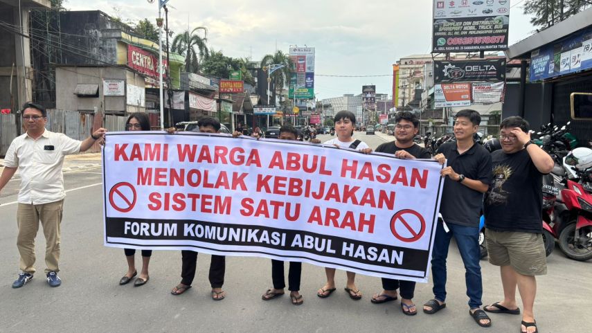 Pelaku Usaha Tolak Penerapan Sistem Satu Arah di Jalan Abul Hasan, Omzet Turun hingga 70 Persen