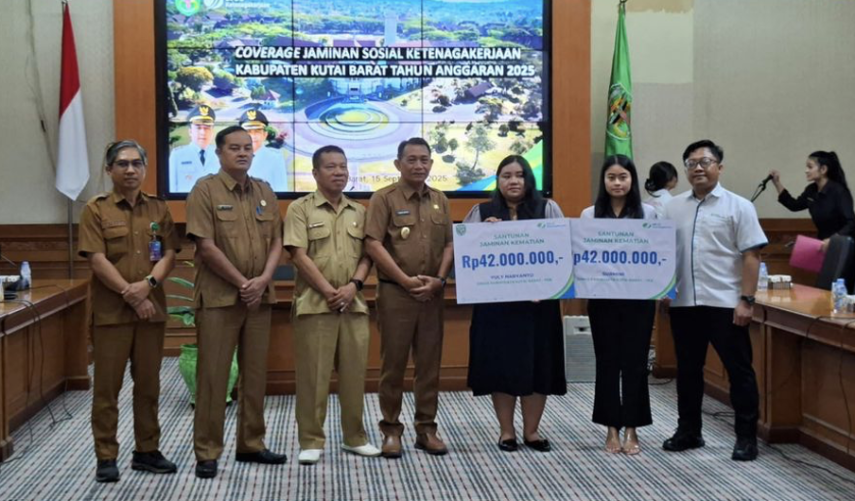 Pemkab Kutai Barat dan BPJS Ketenagakerjaan Perkuat Perlindungan Jaminan Sosial Pekerja Rentan