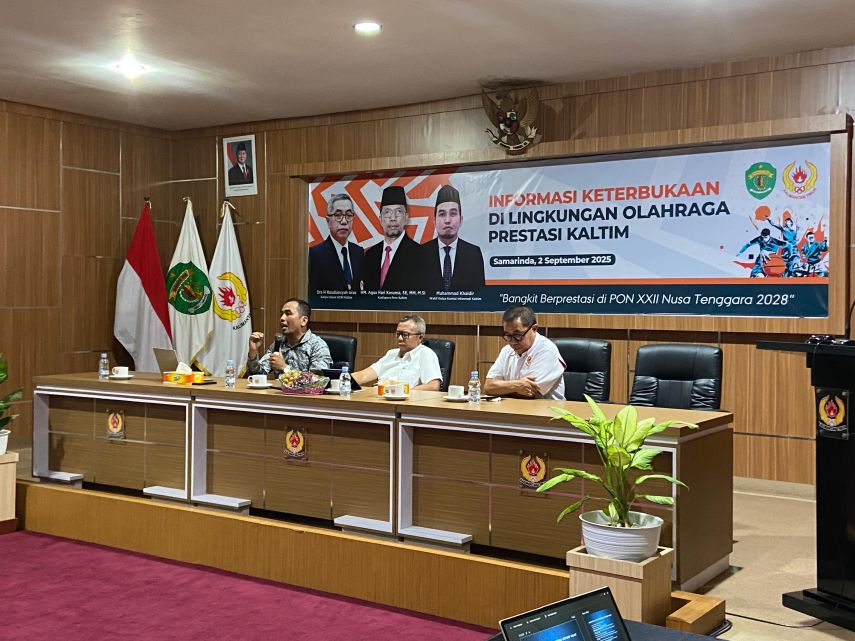 KONI Kaltim Diminta Lebih Transparan, Dispora dan Komisi Informasi Optimis Ada Perubahan
