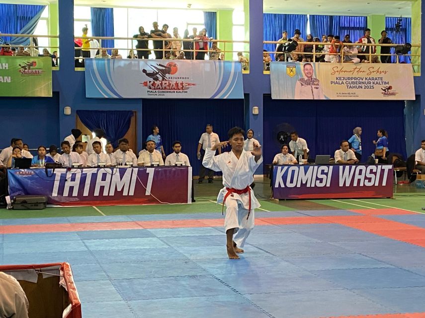 Target Emas Ganda di PON Beladiri Kudus, Dispora Kaltim Komitmen Penuh Lakukan Pembinaan bagi Para Karateka