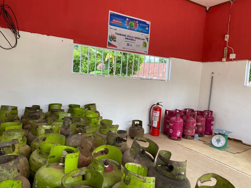 Sub Pangkalan LPG 3Kg Kopdes Merah Putih Lempake Mangkrak, Suplai Pertamina Patra Niaga Dipertanyakan