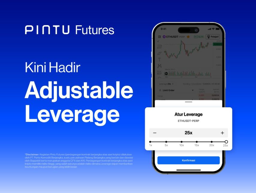 Pintu Futures Hadirkan Fitur Adjustable Leverage dan Initial Margin Buffer untuk Tingkatkan Keamanan Trading Derivatif Crypto