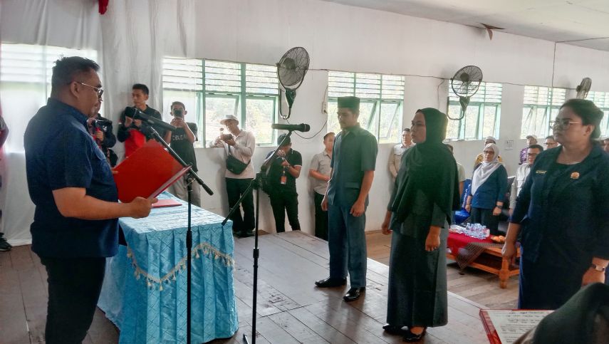 Sejumlah Badan Permusyawaratan Desa Antar Waktu di Wilayah Hulu Kukar Dilantik