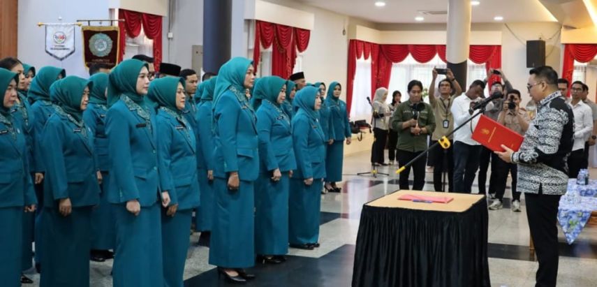 PKK Kukar Periode 2025–2030 Resmi Dilantik, Bupati Aulia Dorong Penguatan hingga Tingkat RT