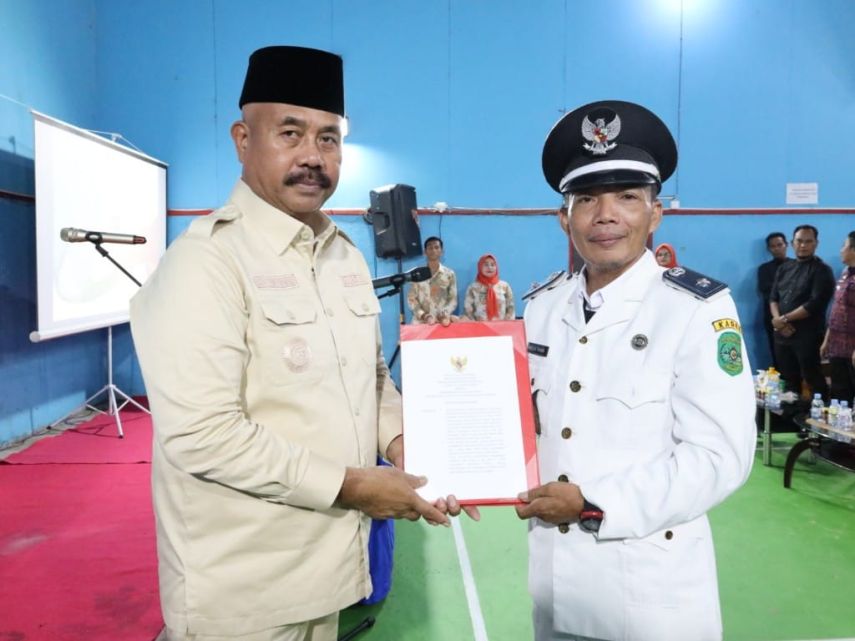 Pemkab Kukar Tunjuk Eka Wahyu Jadi Pj Kades Sungai Meriam, Pastikan Pemerintahan Desa Tetap Stabil