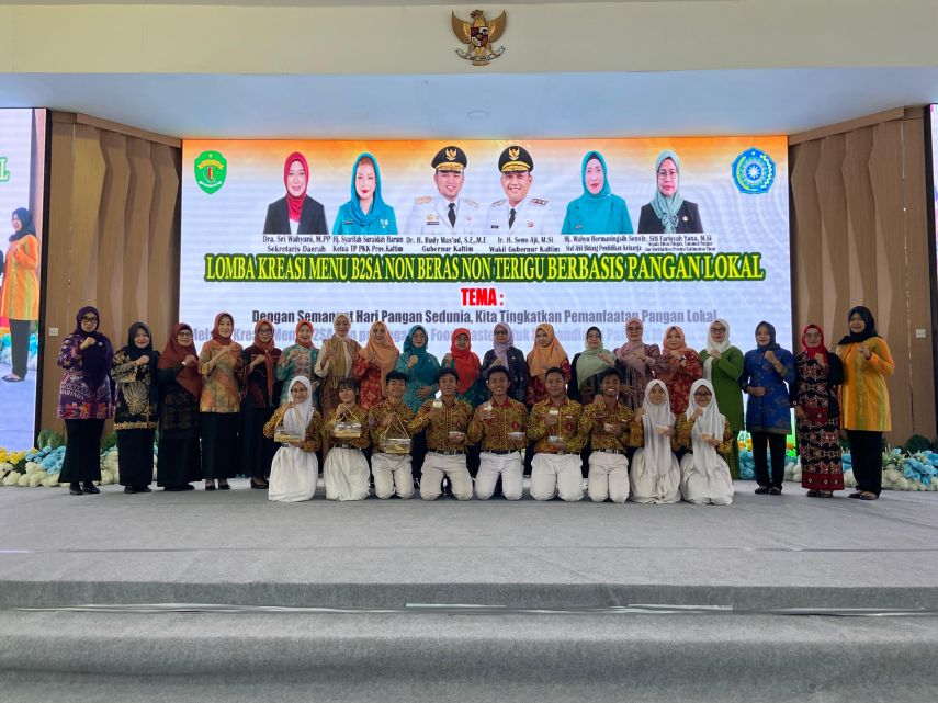 Lewat Lomba B2SA, DPTPH dan TP PKK Kaltim Gencarkan Gerakan Makan Pangan Lokal Bergizi