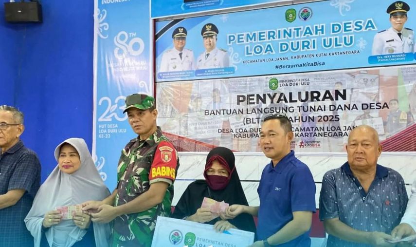 Desa Loa Duri Ulu Salurkan BLT Dana Desa untuk 57 Warga, Prioritaskan Lansia dan Keluarga Rentan