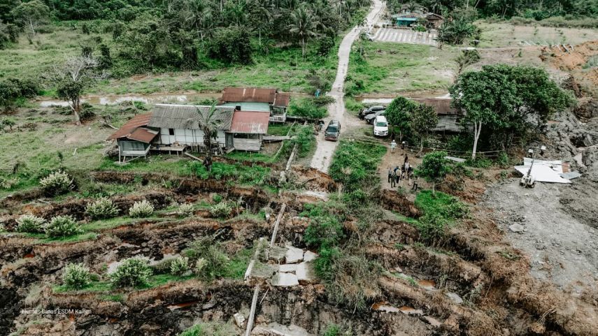 Longsor Jalan Desa Samboja Ganggu Air Bersih, Dinas ESDM Kaltim Ultimatum Perusahaan Tambang Bertanggung Jawab