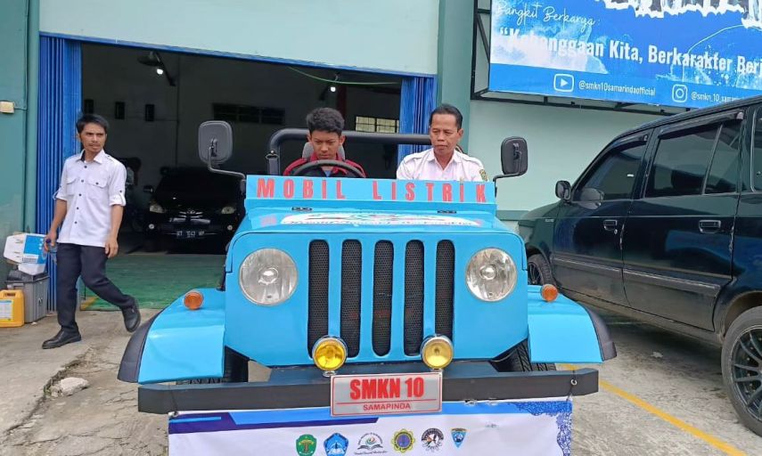 SMKN 10 Samarinda Jadi Pelopor Inovasi Mobil Listrik di Dunia Pendidikan Vokasi