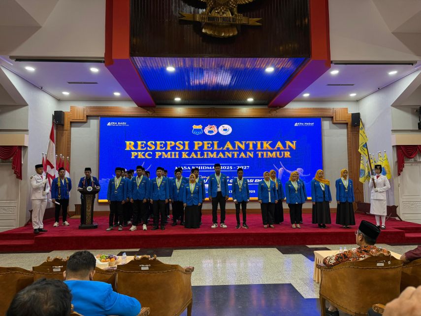PMII Kaltim 2025-2027 Dilantik, Pemerintah Daerah Dorong Peran Mahasiswa dalam Pembangunan