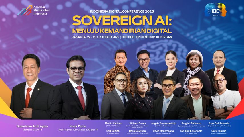 Gelar Indonesia Digital Conference 2025, AMSI Desak Pemerintah Revisi UU Hak Cipta, Lawan AI yang Gerogoti Konten