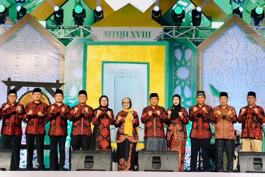 MTQ ke-18 Kota Bontang Dibuka Meriah, Wali Kota Neni Dorong Pembinaan Generasi Qur’ani