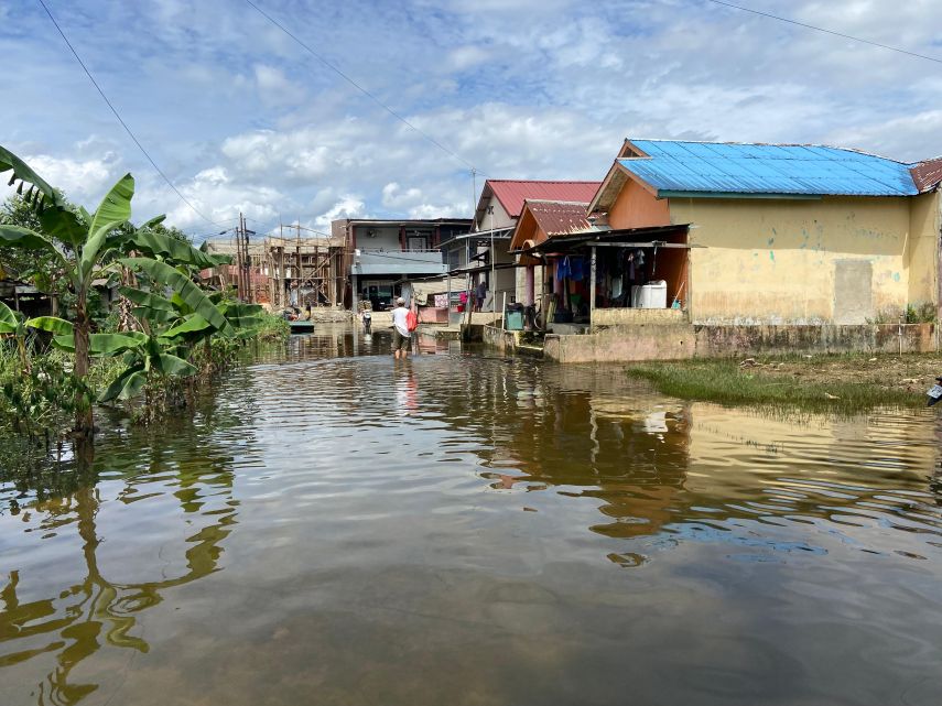 Air Mulai Surut, Dapur Umum di Bengkuring Tetap Layani Warga Terdampak