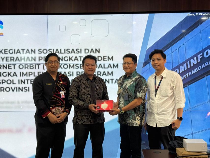 29 Desa di Kukar Terima Bantuan Perangkat Internet dari Pemprov Kaltim