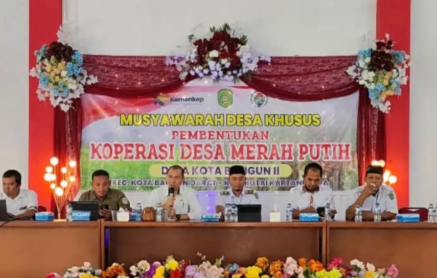 Seluruh Desa di Kota Bangun Rampungkan Musdes, Koperasi Merah Putih Siap Beroperasi Juli
